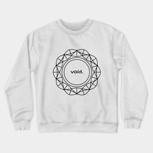 Abstract Void Portal Space Simplistic Design Crewneck Sweatshirt